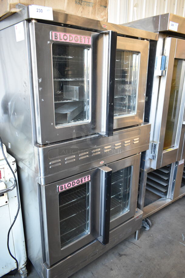 2 Blodgett DFG1XL/AA Stainless Steel Commercial Natural Gas Powered Full Size Convection Oven w/ View Through Doors, Metal Oven Racks and Thermostatic Controls. 2 Times Your Bid! - Image 1 of 11