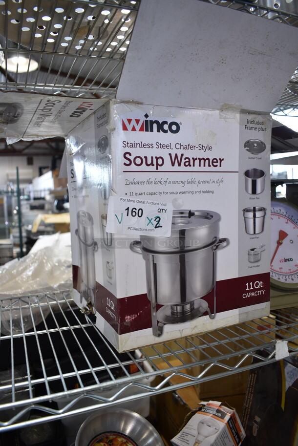 2 BRAND NEW! Items; Winco SST-24 Stock Pot and Winco 211 Soup Warmer. 2 Times Your Bid! - Image 6 of 8