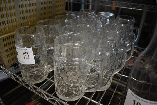 14 Glass Mugs. 5x3.5x6.5. 10 Times Your Bid! - Image 3 of 3
