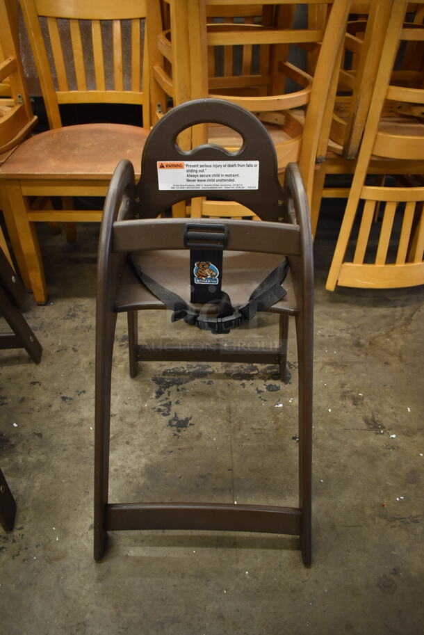 3 Koala Kare Brown Poly High Chairs. 3 Times Your Bid! - Image 3 of 4