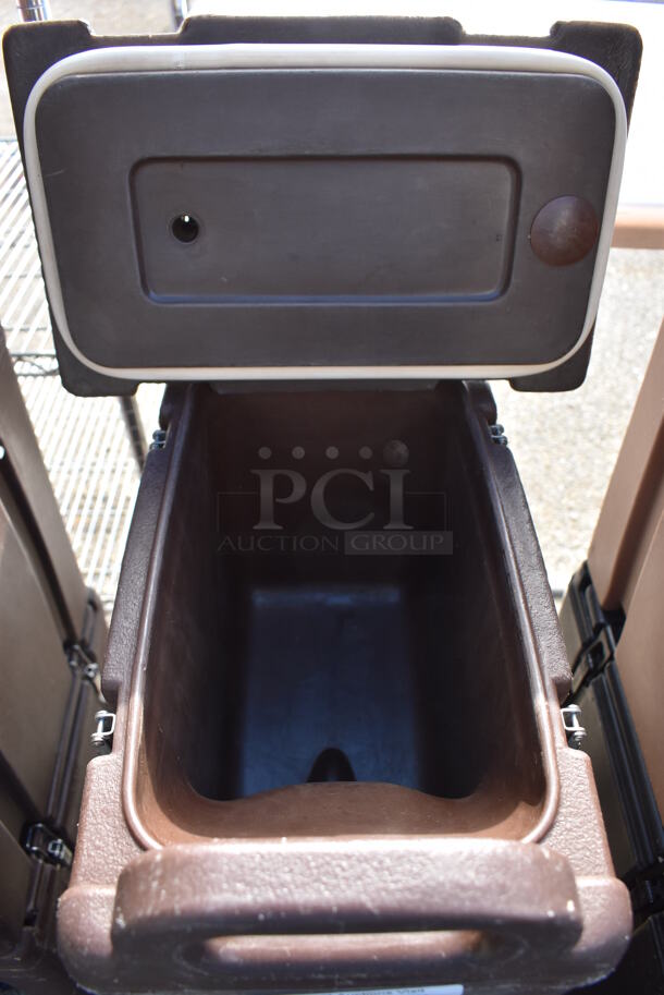 2 Cambro 250LCD Brown Poly Insulated Beverage Holder Dispensers. 9x16.5x18. 2 Times Your Bid! - Image 6 of 10