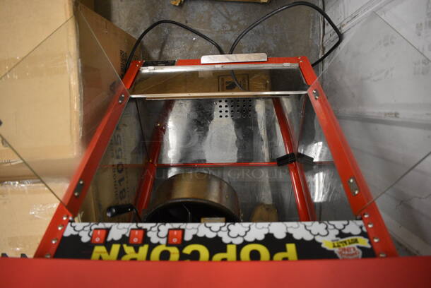 Carnival King 382PM30R Metal Commercial Countertop Popcorn Maker and Merchandiser. 110 Volts, 1 Phase. 22x16.5x30. Tested and Working! - Image 5 of 6