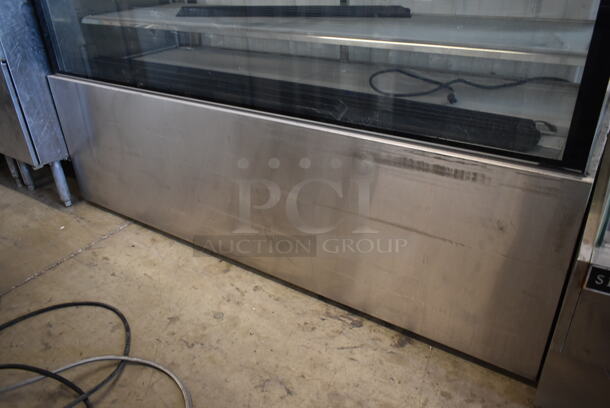 CD1800-3-HC Stainless Steel Commercial Floor Style Deli Display Case Merchandiser. Tested and Powers On But Does Not Get Cold - Image 4 of 6