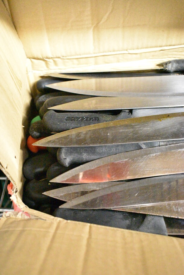 50 SHARPENED Stainless Steel Knives Including Chef Knives. 50 Times Your Bid!  - Image 3 of 8