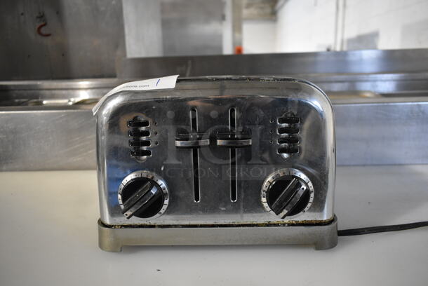 Cuisinart Metal Countertop 4 Slot Toaster.  - Image 3 of 7