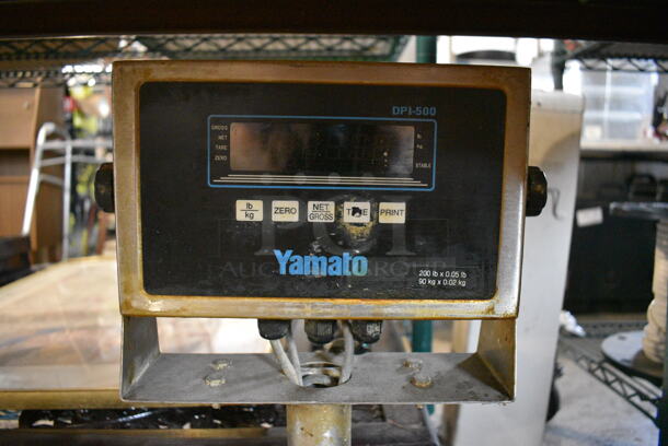 Yamato Model DPI-500 Metal Commercial Countertop Food Portioning Scale. 24x22x25. Tested and Does Not Power On - Image 3 of 3