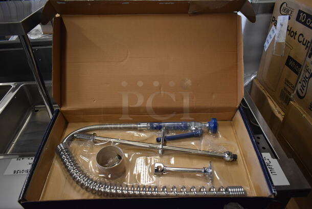 BRAND NEW SCRATCH AND DENT! Waterloo 750PRAXF 1.15 GPM Pre-Rinse Assembly with Riser, Hose, and Spray Valve - Image 2 of 5