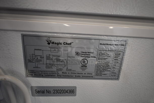 2023 Thomson TFRF520-F-SM Metal Chest Freezer w/ Hinge Lid. 115 Volt, 1 Phase. Tested and Working! - Image 4 of 4