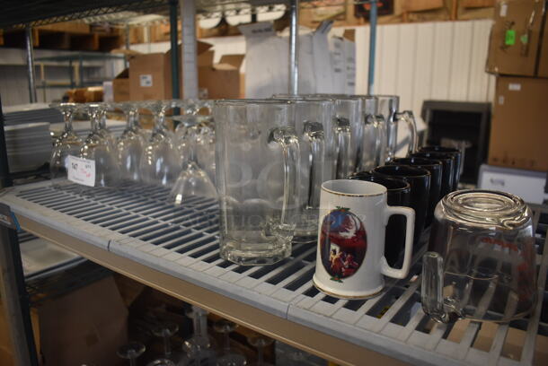 ALL ONE MONEY! Tier Lot of Various Glasses and Mugs - Image 5 of 5