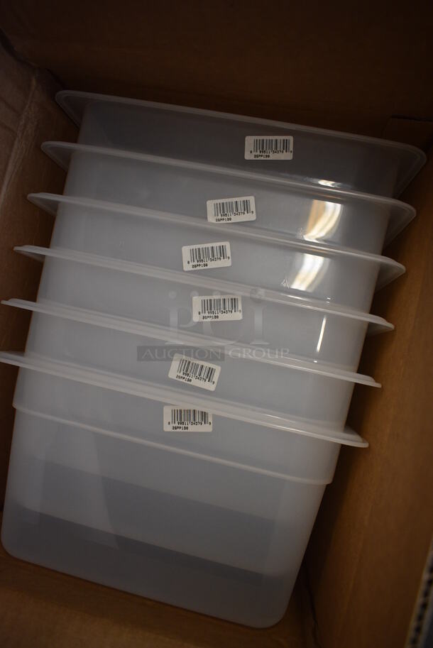 ALL ONE MONEY! Lot of 6 BRAND NEW IN BOX! Cambro Poly 1/2 Size Drop In Bins. 1/2x6 - Image 2 of 3