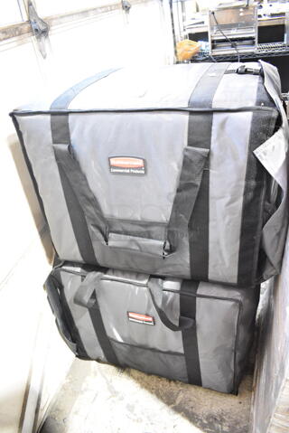 2 BRAND NEW! Rubbermaid ProServe Gray Front Load Insulated Food Carrying Case. 2 Times Your Bid!