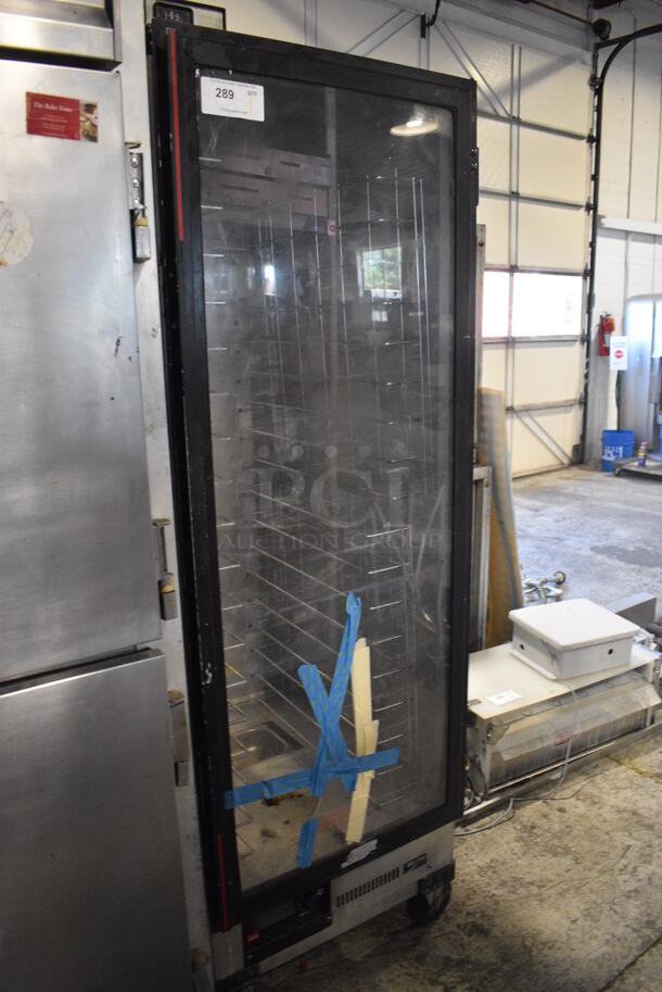 Metro HM1500 Metal Commercial Warming Holding Cabinet on Commercial Casters. See Pictures for Damage to Door. 24.5x31x74. Tested and Working! - Image 2 of 6