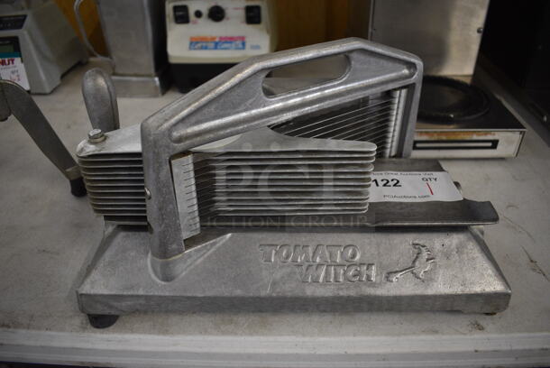 Tomato Witch Metal Commercial Countertop Tomato Slicer. 15x9x9