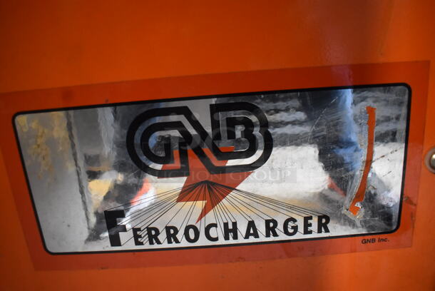 GNB OTC1112-600S1 Ferrocharger Industrial Battery Charger in Orange. 240 V/1 Phase.  - Image 5 of 6