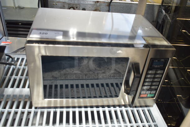 Panasonic NE-1054F Stainless Steel Commercial Countertop Microwave Oven. 120 Volts, 1 Phase. 