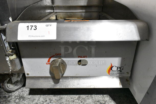 Cooking Performance Group CPG 351CRCPG15NL Stainless Steel Commercial Countertop Natural Gas Powered Charbroiler. Missing Grates. 40,000 BTU.  - Image 2 of 5
