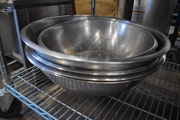 6 Various Metal Bowls. Includes 16x16x5. 6 Times Your Bid! - Image 2 of 3