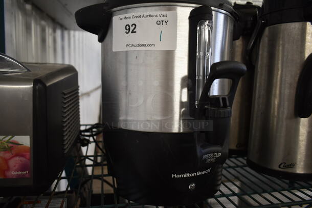 Hamilton Beach 40514R Chrome Finish Coffee Urn. 120 Volts, 1 Phase.  - Image 4 of 6