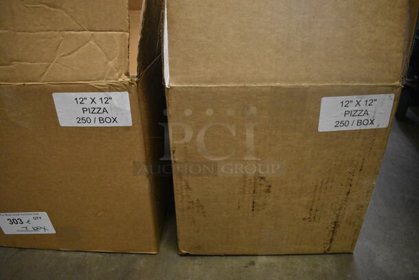 ALL ONE MONEY! Lot of 2 Boxes of Cardboard Pieces for Pizza Boxes. 12x12 - Image 6 of 6