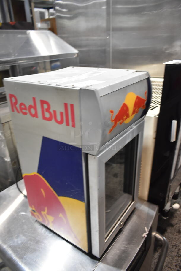 Red Bull RBI-BC2 Metal Mini Cooler Merchandiser. 115 Volts, 1 Phase. Tested and Powers On But Does Not Get Cold - Image 2 of 4