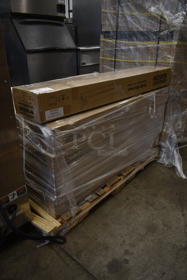PALLET LOT of 17 BRAND NEW SCRATCH AND DENT! ServIt 423SWI48CP Stainless Steel Commercial 48" High Wattage Strip Warmer with Infinite Controls. Stock Picture Used as Gallery. 17 Times Your Bid! - Image 2 of 6