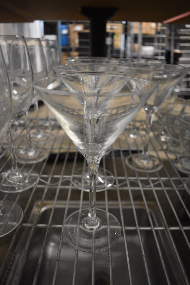 7 Martini Glasses. 4.75x4.75x7.5. 7 Times Your Bid!