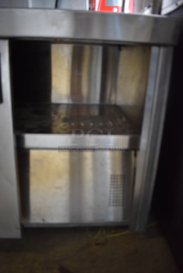 Stainless Steel Commercial Table w/ 3 Over Shelves, 3 Warming Strips, 2 Doors and Under Shelf. 48x30x82 - Image 5 of 12