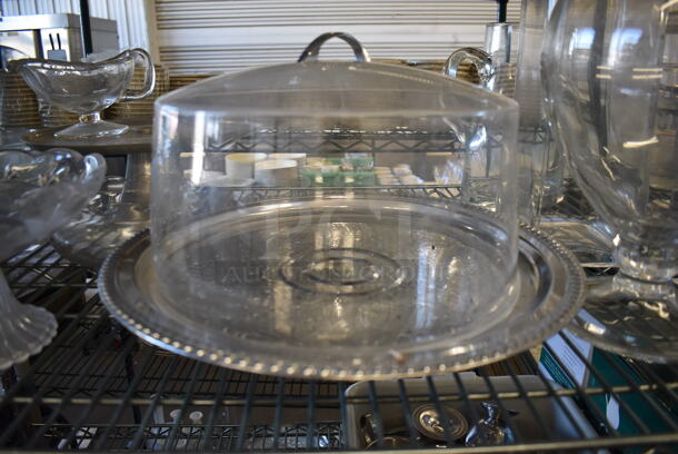 ALL ONE MONEY! Tier Lot of Various Items Including Glass Items  - Image 6 of 8