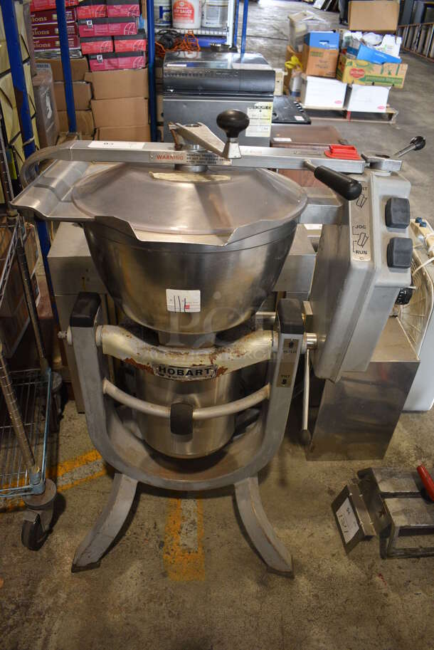 Hobart Model HCM-300 Metal Commercial Floor Style Horizontal Cutter Mixer. 230/460 Volts, 3 Phase. 31x20x46