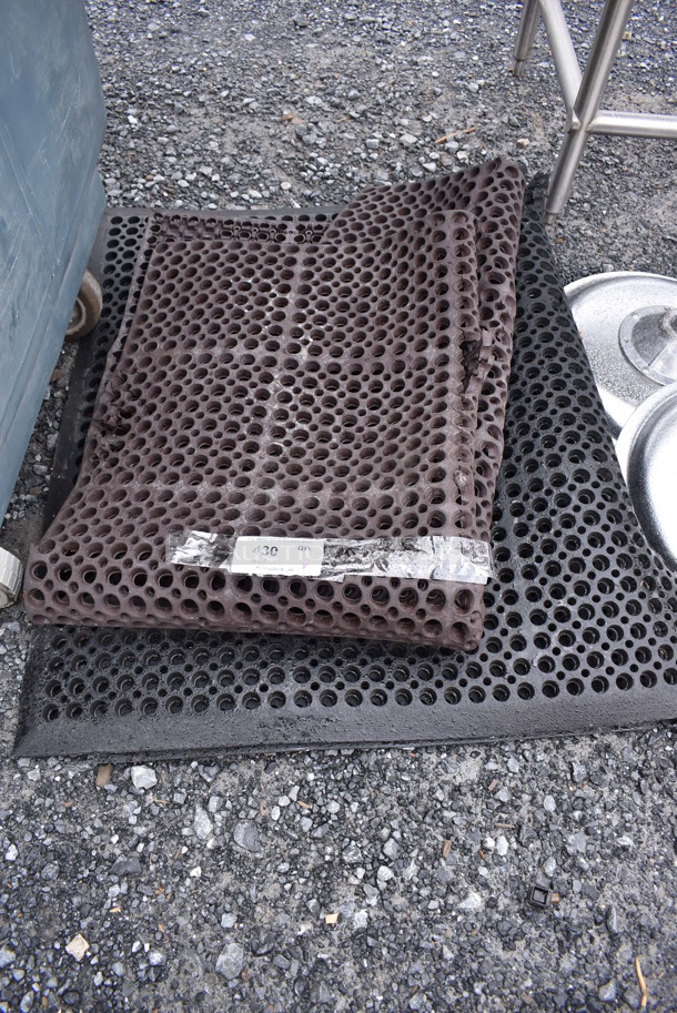 2 Black Anti Fatigue Floor Mats. 2 Times Your Bid! - Image 1 of 3