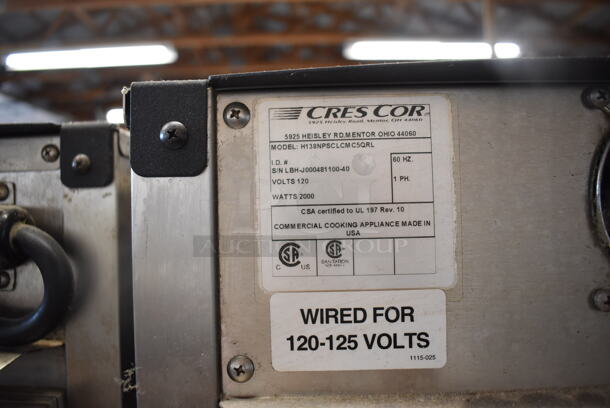 Cres Cor H138NPSCLCMC5QRL Stainless Steel Commercial Heated Holding Cabinet on Commercial Casters. 120 Volts, 1 Phase. 25x33x74. Cannot Test Due To Plug Style - Image 6 of 6