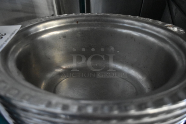 9 Metal Oval Bowls. 9 Times Your Bid! - Image 2 of 2