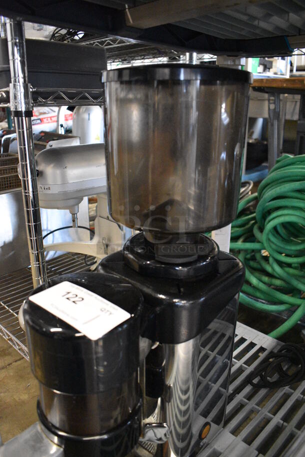 UFA Express Model E1664 Metal Commercial Countertop Espresso Bean Grinder w/ Hopper. 110 Volts, 1 Phase. 7x18x22. Tested and Working! - Image 5 of 5