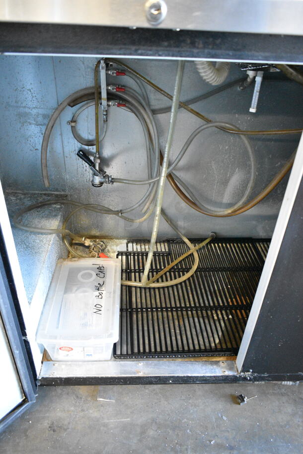 Beverage Air DD68-1-B Metal Commercial Direct Draw Kegerator w/ 2 Beer Towers. 115 Volts, 1 Phase. Tested and Working! - Image 3 of 8