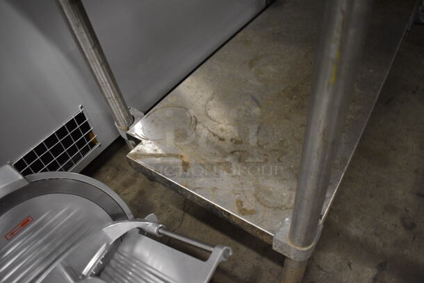 Win-holt Stainless Steel Table w/ Back Splash and Under Shelf. 60x23x39 - Image 5 of 5