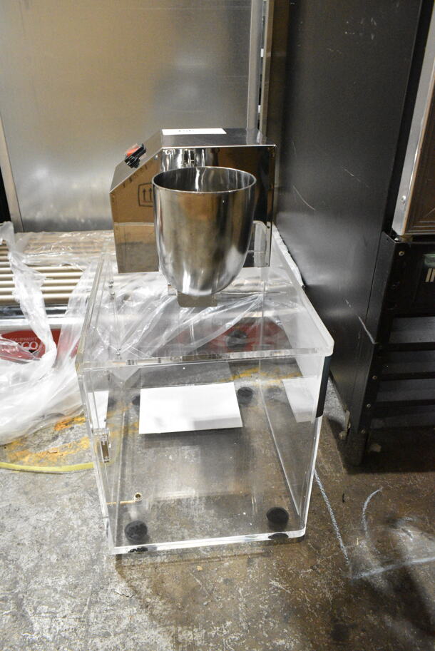 BRAND NEW SCRATCH AND DENT! Carnival King 382SCM250 Sno Cone Ice Machine. 120 Volts, 1 Phase. Tested and Working!  - Image 3 of 9