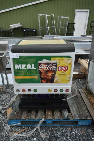 Cornelius ED250 Stainless Steel Commercial Countertop 8 Flavor Carbonated Beverage Machine. 115 Volts, 1 Phase. 