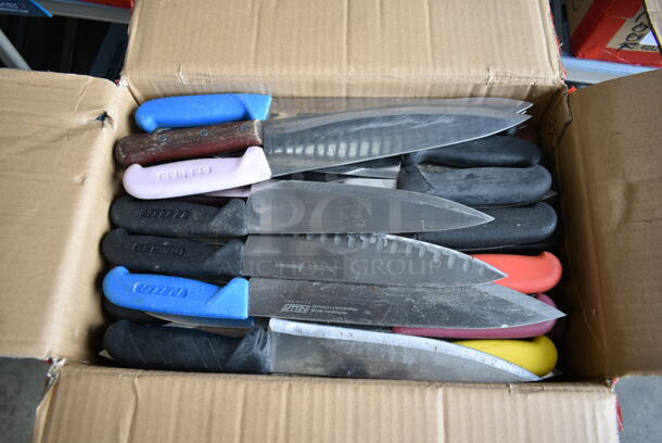 45 SHARPENED Stainless Steel Knives Including Chef Knives. 45 Times Your Bid! - Image 2 of 5