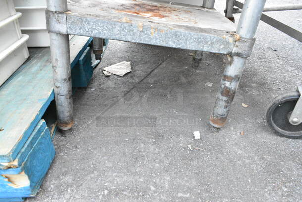 Stainless Steel Equipment Stand w/ Metal Under Shelf.  - Image 2 of 2