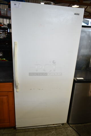 Kenmore 253.28042800 Single Door Reach In Freezer. 115 Volts, 1 Phase. Tested and Working!