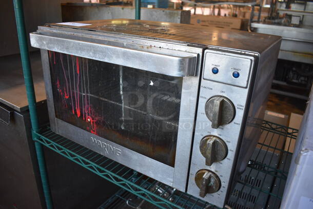 Waring Stainless Steel Commercial Countertop Electric Powered Convection Oven. 120 Volts, 1 Phase. 24x17x14. Tested and Does Not Power On - Image 2 of 6