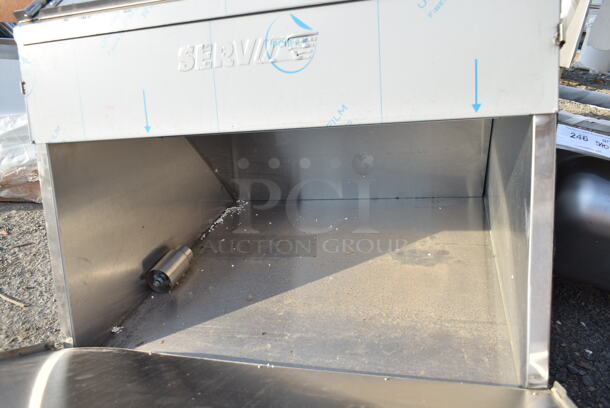 BRAND NEW SCRATCH AND DENT! 2023 ServIt 423TCW26 Stainless Steel Commercial 26 Gallon First-In First-Out Chip Warmer / Merchandiser. 120 Volts, 1 Phase.  - Image 5 of 7