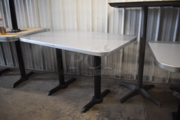 2 Dining Height Tables with 2 Straight Bases. 2 Times Your Bid! - Image 3 of 4