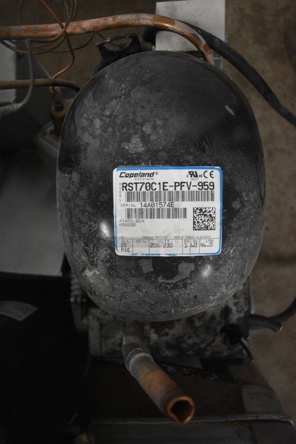 Copeland Model RST70C1E-PFV-959 Metal Commercial Compressor. 208/230 Volts, 1 Phase. 18.5x24x16 - Image 3 of 5