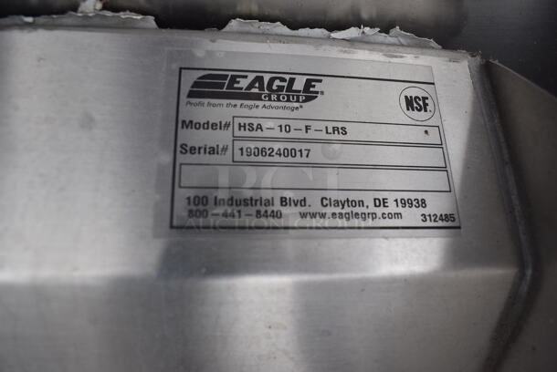 Eagle HSA-10-F-LRS Commercial Stainless Steel Wall Mount Hand Washing Sink With Gooseneck Faucet. - Image 5 of 5