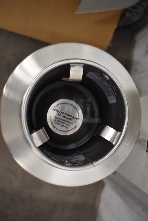 9 BRAND NEW IN BOX! Dispense-Rite ADJ-1 Stainless Steel Cup Dispenser Chutes. 5.5x5.5x22. 9 Times Your Bid! - Image 4 of 7