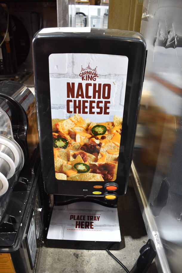 BRAND NEW SCRATCH AND DENT! 2023 Carnival King 382CD225 Metal Commercial Countertop Nacho Cheese Sauce Dispenser. 120 Volts, 1 Phase. Tested and Working! - Image 2 of 4