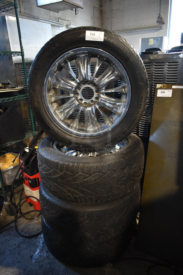 4 Grabber UHP Tires w/ Rims. 285/50 R20. 4 Times Your Bid!