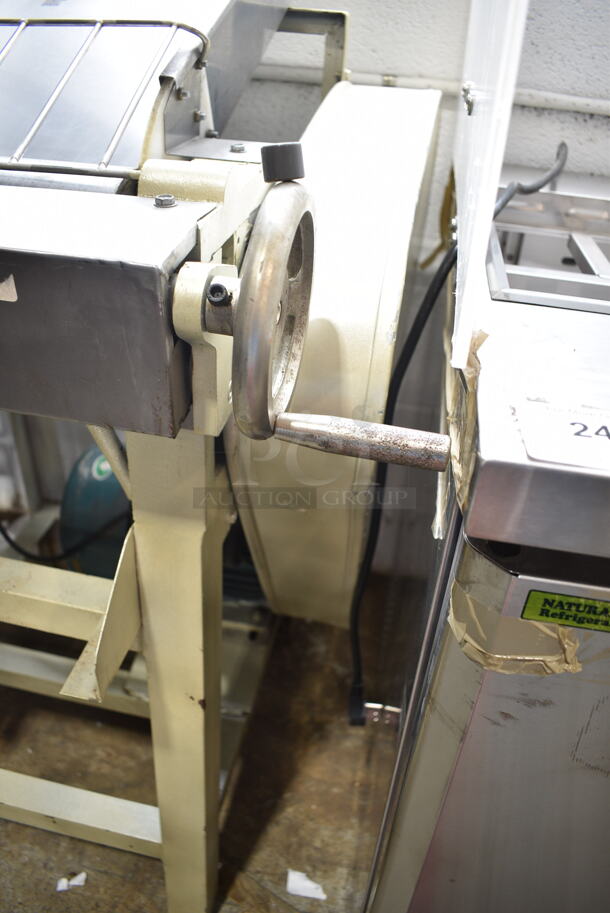 Metal Commercial Floor Style Bread Loaf Slicer. 200/250 Volts.  - Image 4 of 7