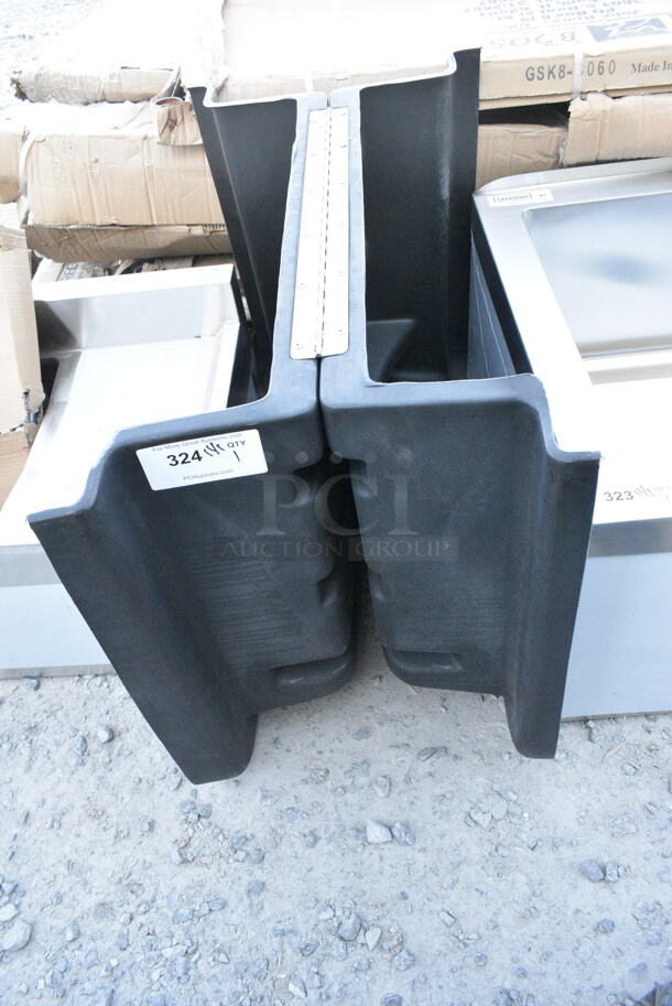 BRAND NEW SCRATCH AND DENT! Black Poly Tilt Truck Lid - Image 3 of 4